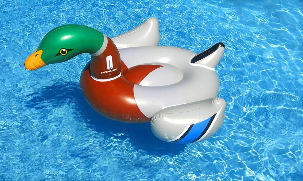 Giant Inflatable Decoy Duck ProTech Pool And Spa Service