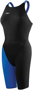 Speedo Women's LZR Racer Elite Comfort Strap Kneeskin Tech Suit Swimsuit At